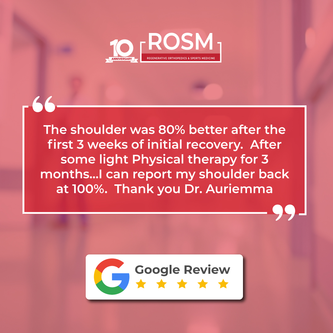 Patient testimonial