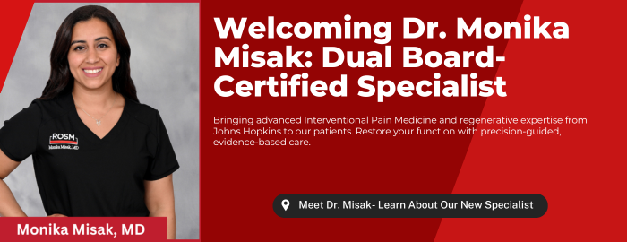 Welcome Dr. Monika Misak Mobile Banner